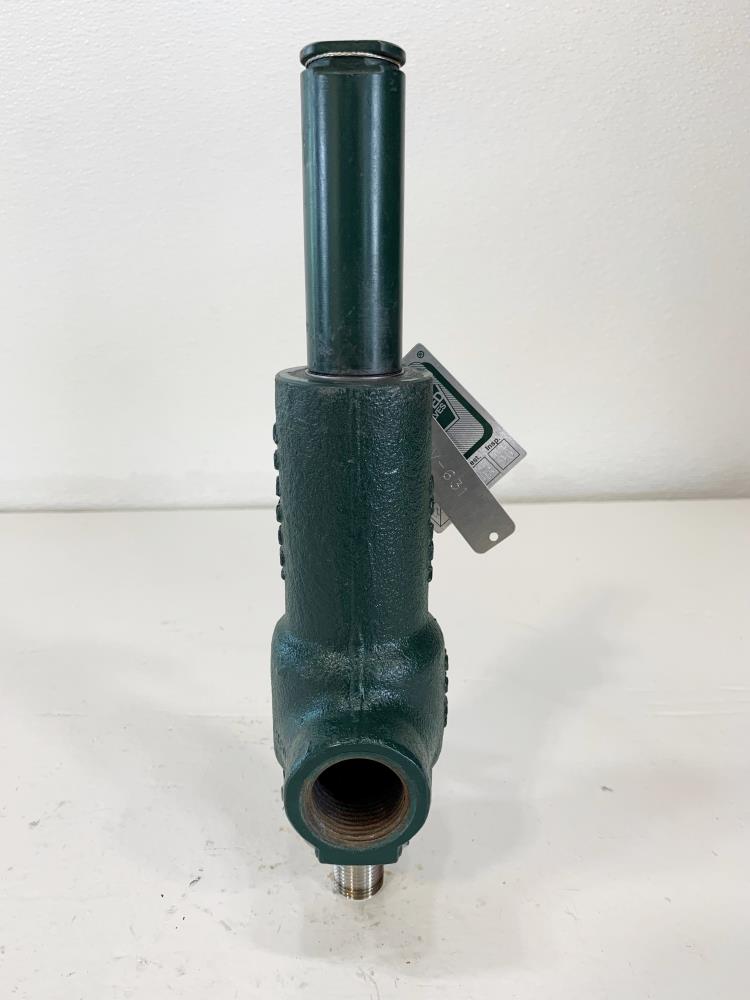 Dresser Consolidated 1/2" x 1" NPT WCC Relief Valve 19096MCF-2-CC-MS-31-MT-FT-LA